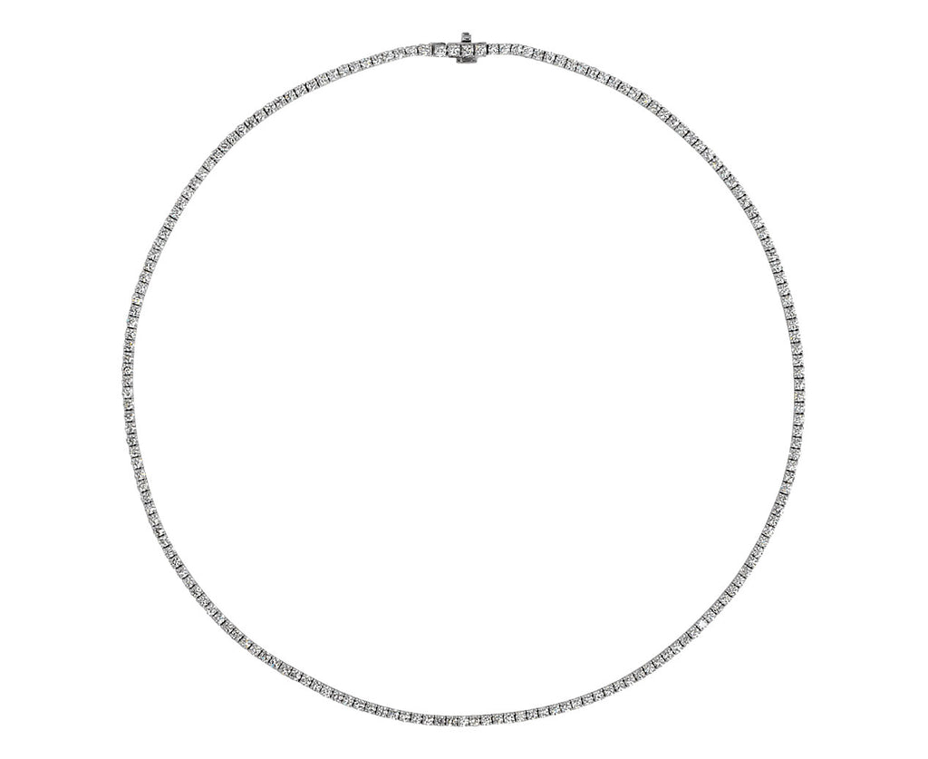 White Gold Lenox Diamond Tennis Necklace