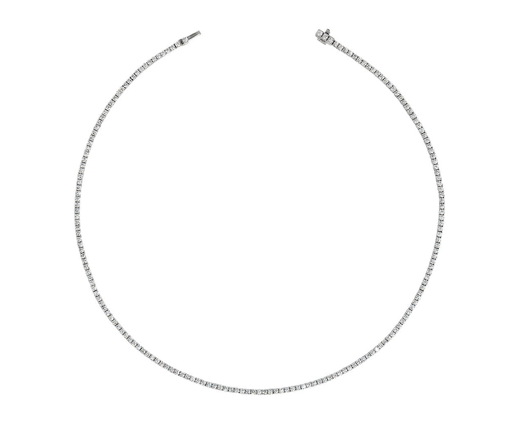 White Gold Lenox Diamond Tennis Necklace