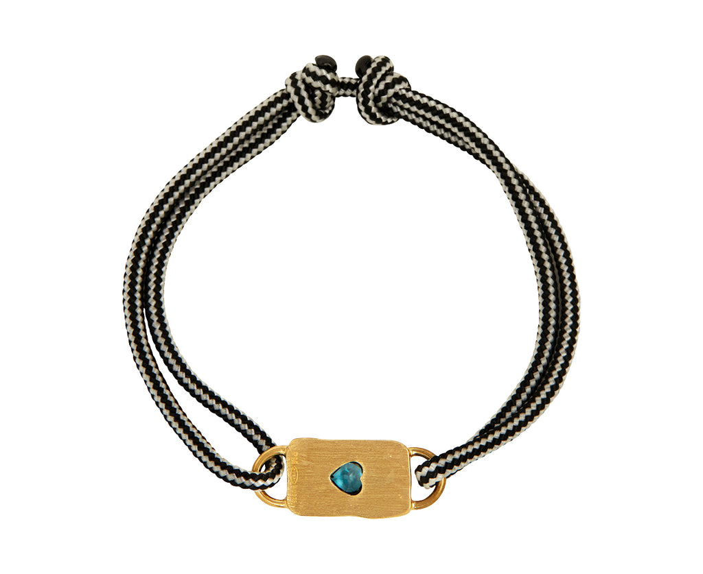 Pascale Monvoisin London Blue Topaz Deva Bracelet - back