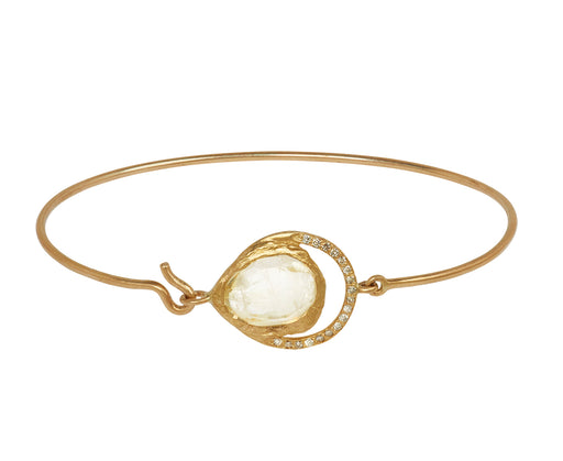 Rainbow Moonstone Gaia Bracelet