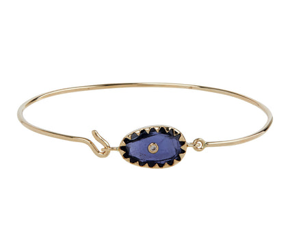 Pascale Monvoisin Iolite and Diamond Orso N°1 Bracelet