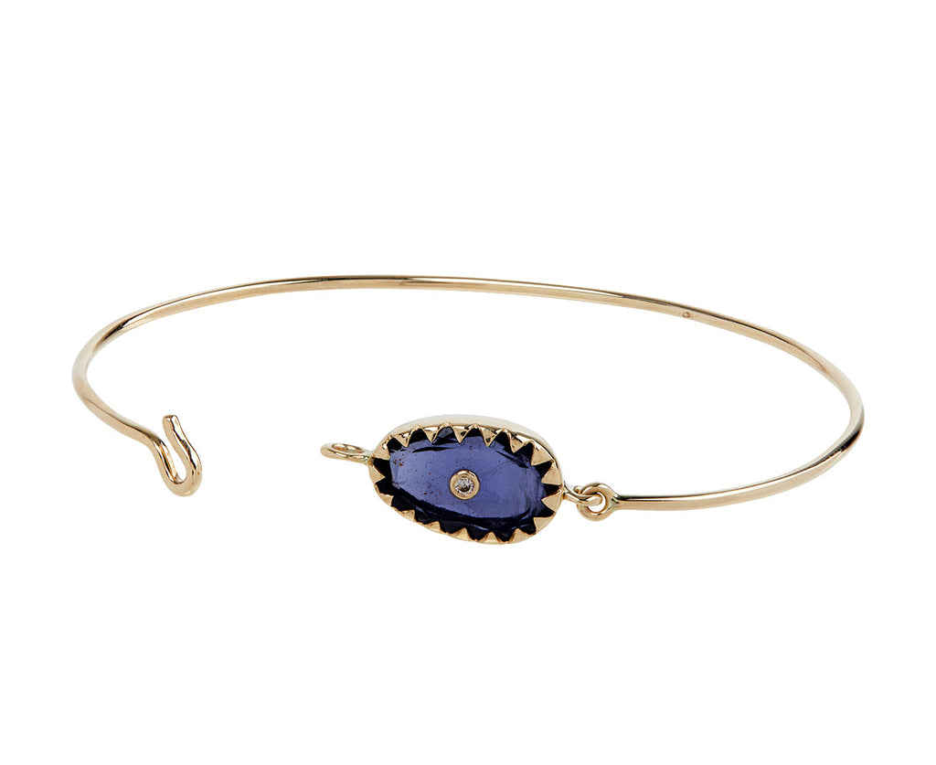Pascale Monvoisin Iolite and Diamond Orso N°1 Bracelet - Clasp