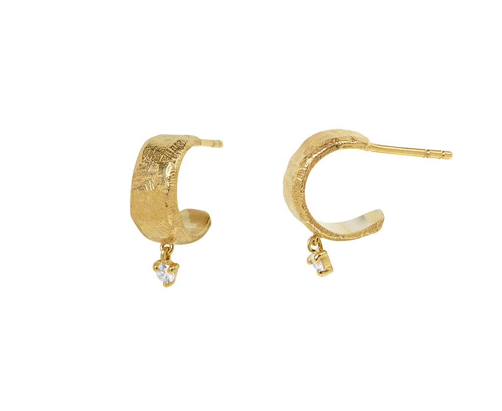 Pascale Monvoisin Gaby N°1 Hoop Earrings - Side View