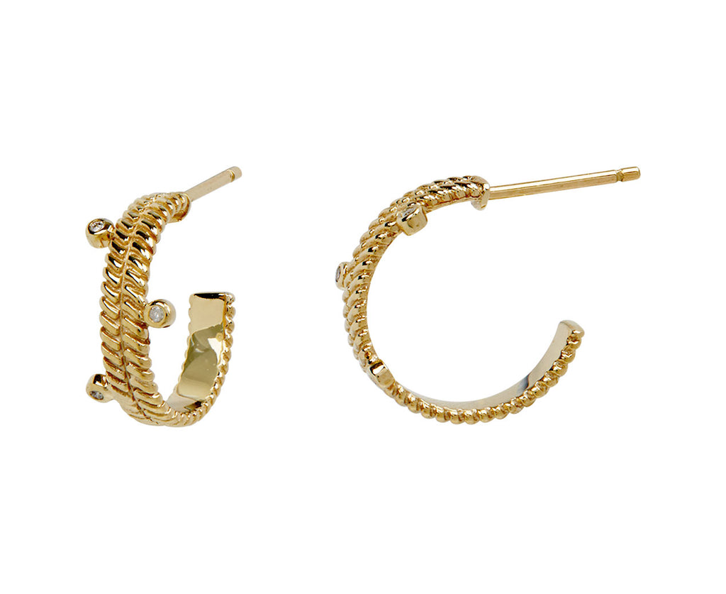 Pascale Monvoisin Jil N°1 Earrings - Side View