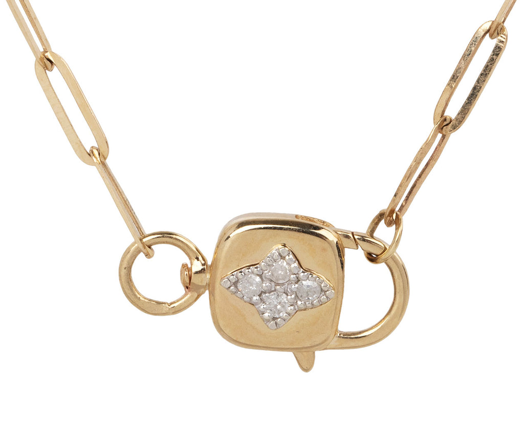 Pascale Monvoisin Louise Long Necklace with Polki Diamonds - Closeup
