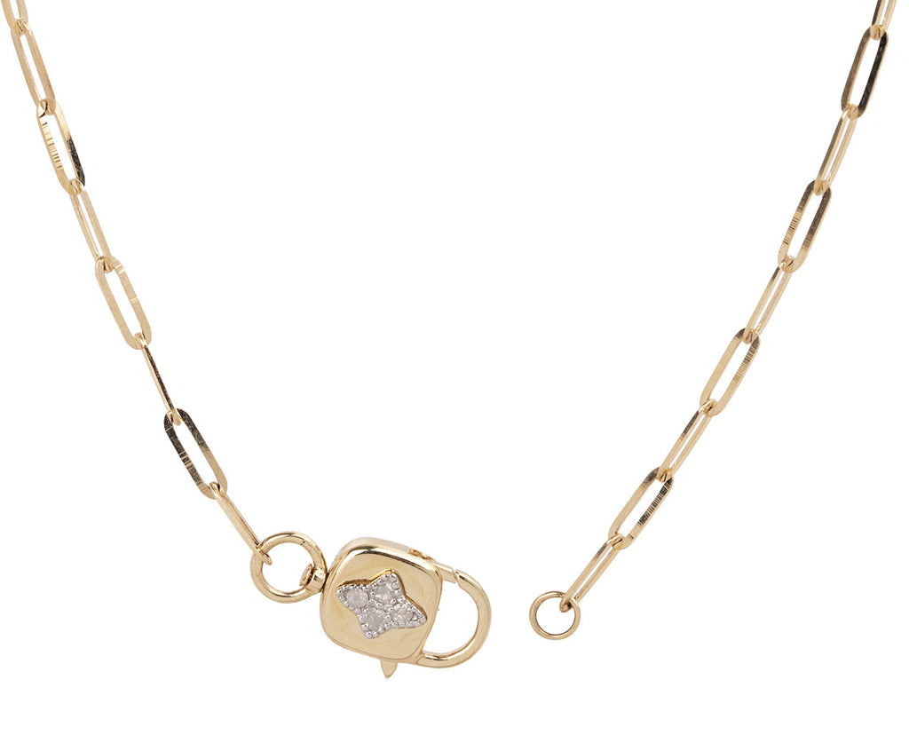 Pascale Monvoisin Louise Long Necklace with Polki Diamonds - Closure