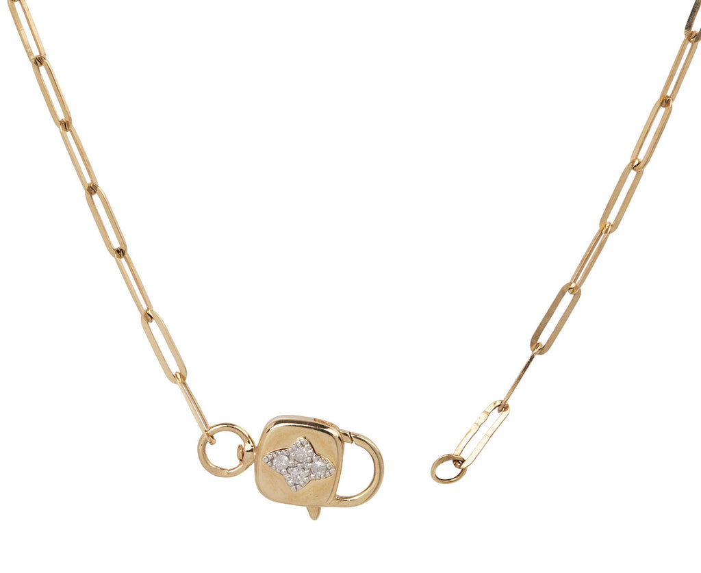 Pascale Monvoisin Louise Necklace with Polki Diamonds - Clasp