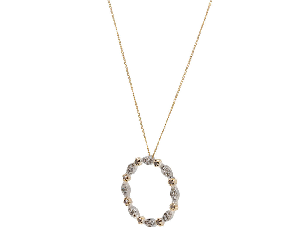 Pascale Monvoisin Diamond Ava N°2 Pendant Necklace - Angled View