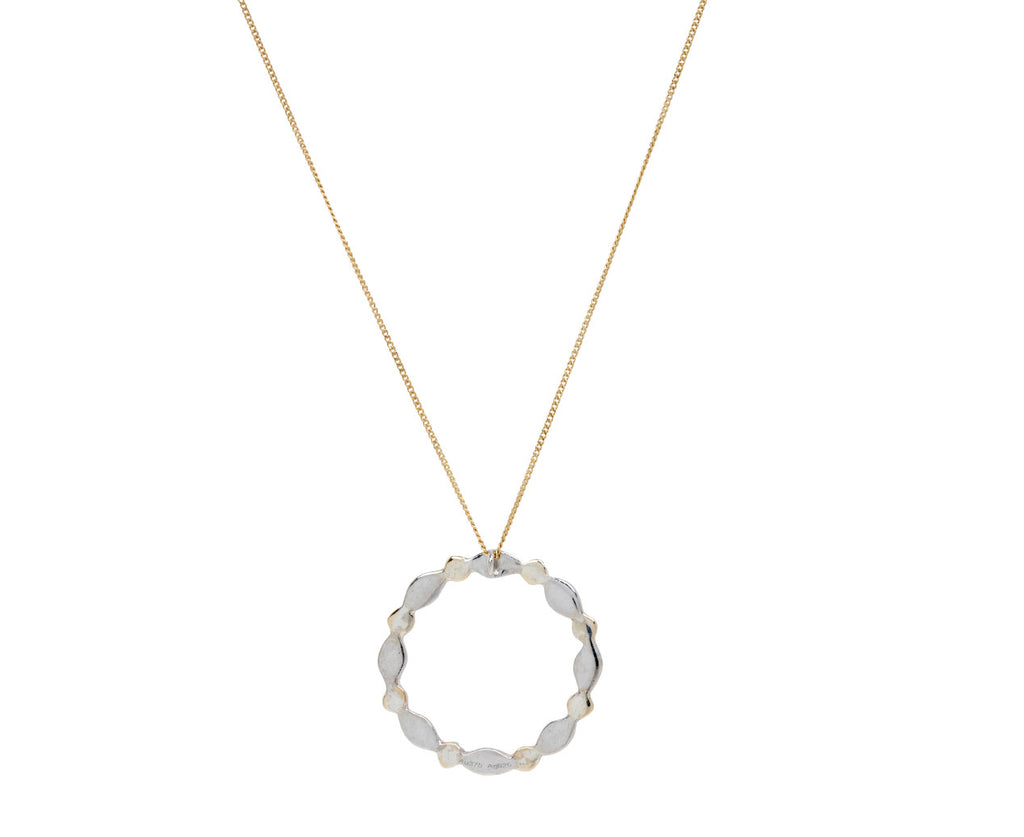 Pascale Monvoisin Diamond Ava N°2 Pendant Necklace - Back View