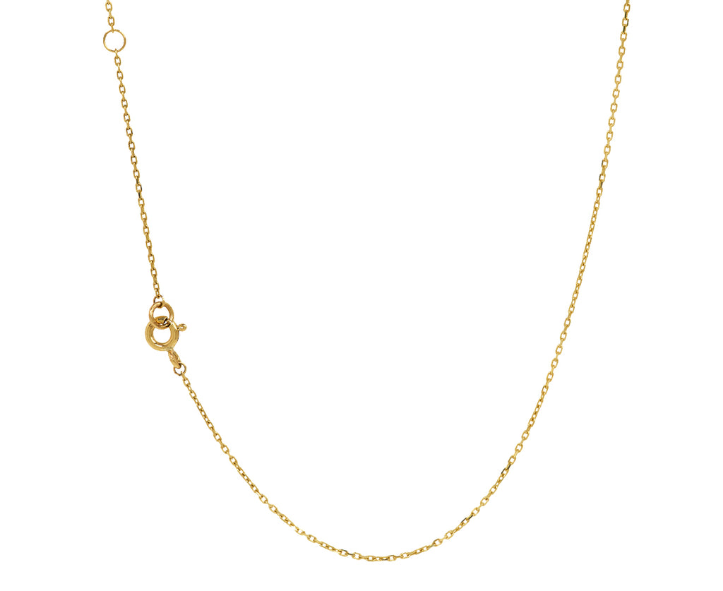 Pascale Monvoisin Deva Blue Topaz Heart Pendant Necklace - closure