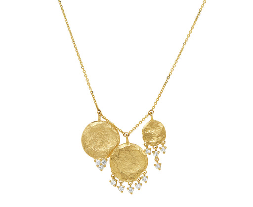 Gaby N°3 Gold and Diamond Pendant Necklace