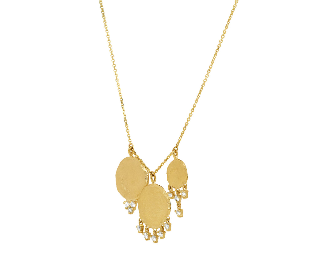 Gaby N°3 Gold and Diamond Pendant Necklace