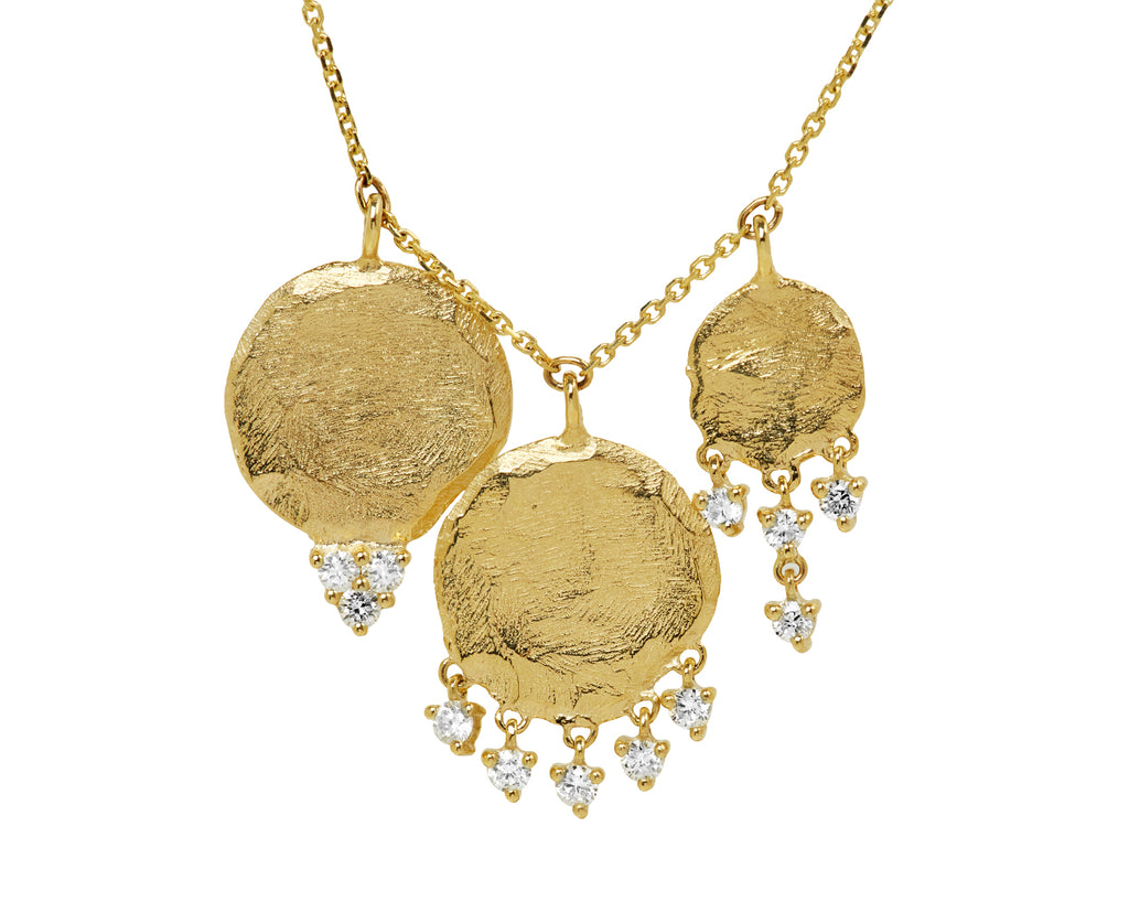 Gaby N°3 Gold and Diamond Pendant Necklace