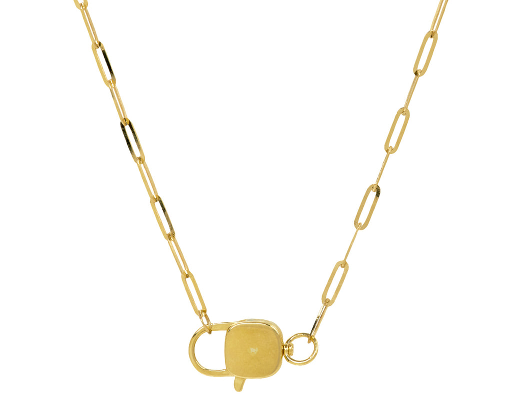 Pascale Monvoisin Black Resin and Diamond Ginger Pendant Necklace - Back View