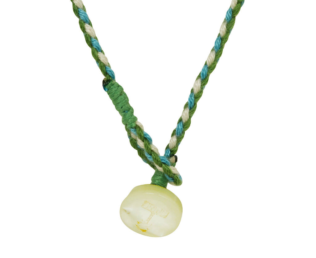 Pascale Monvoisin Strawberry Quartz and Diamond Holi Pendant Necklace - closure