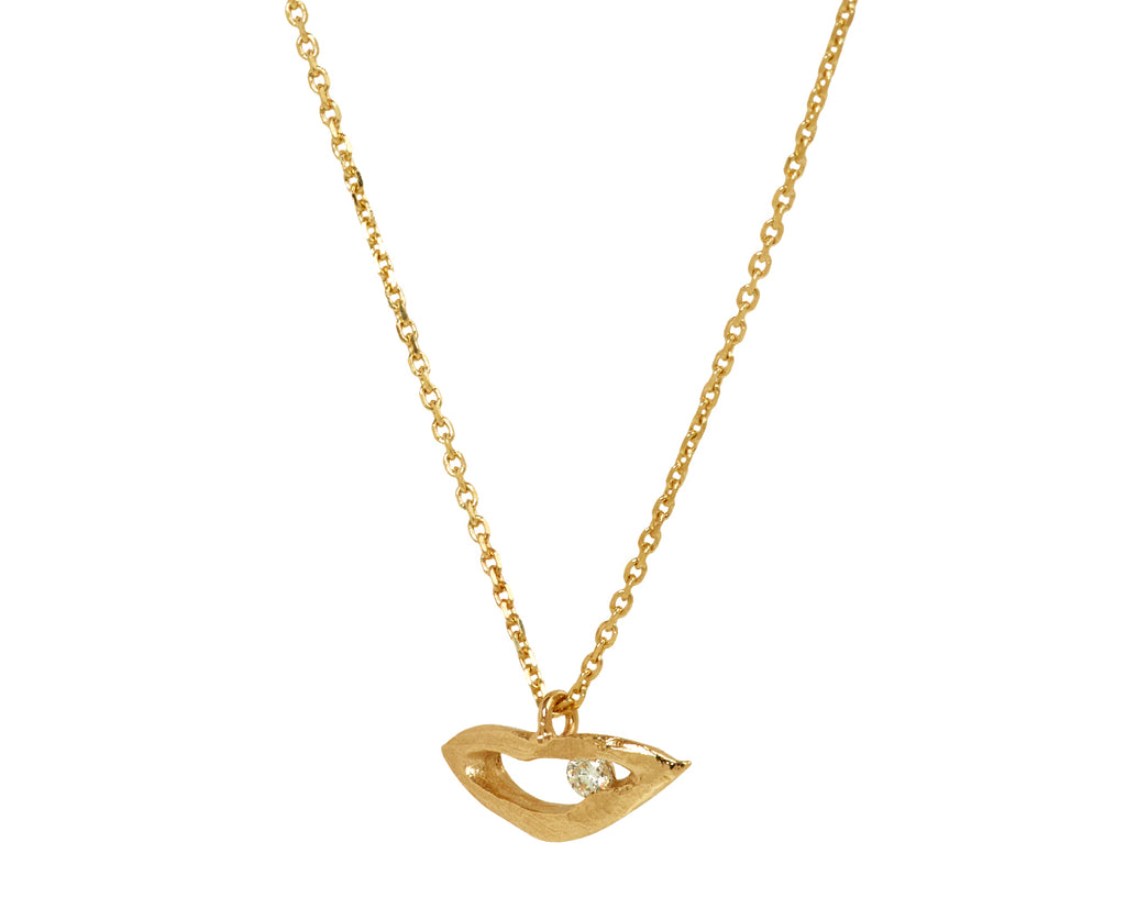 Pascale Monvoisin Noor N°1 Diamond Pendant Necklace - side