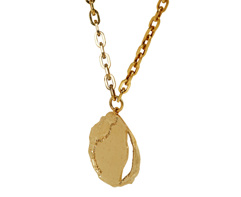 Pascale Monvoisin Noor N°3 Diamond Pendant Necklace - side