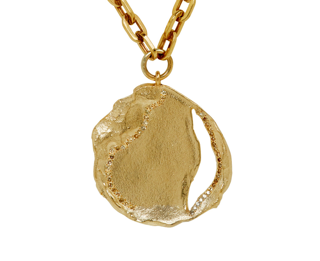 Pascale Monvoisin Noor N°3 Diamond Pendant Necklace - closeup