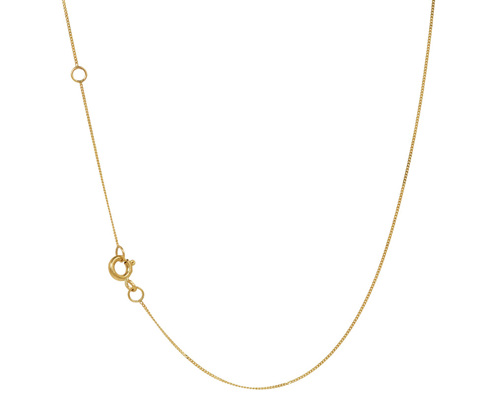 Pascale Monvoisin Strawberry Quartz and Diamond Pierrot Necklace - closure