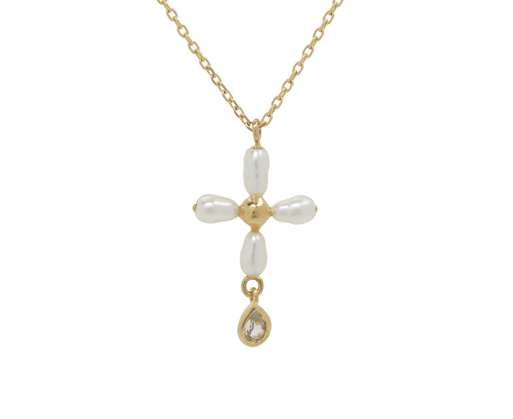 Pascale Monvoisin Pearl Palerme Pendant Necklace - Closeup
