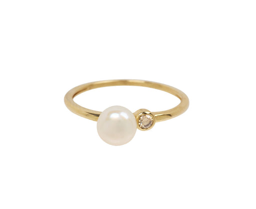 Pearl and Diamond Martha N°1 Ring