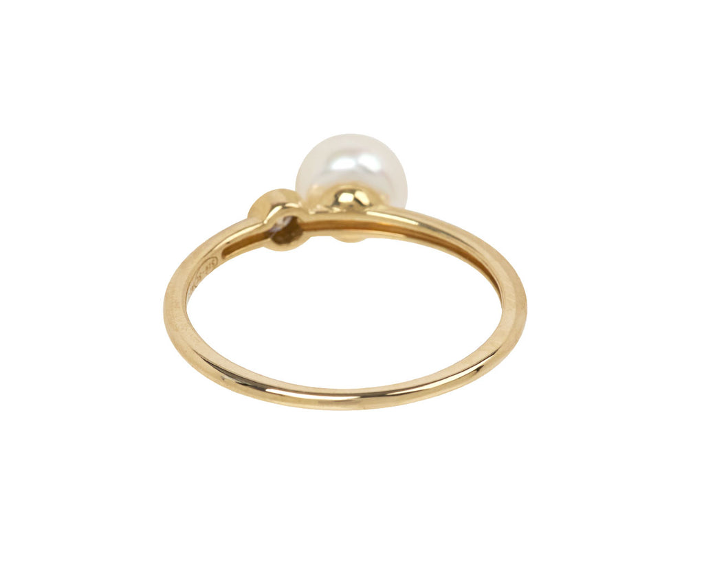 Pearl and Diamond Martha N°1 Ring