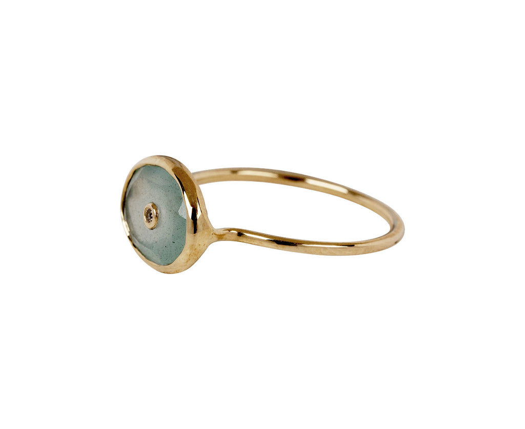 Pascale Monvoisin Aquamarine Orso Ring - Closeup