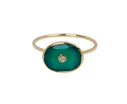 Pascale Monvoisin Green Onyx Orso Ring