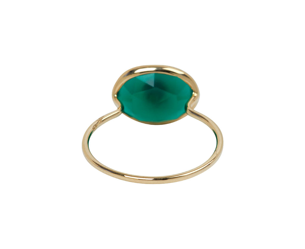 Pascale Monvoisin Green Onyx Orso Ring - back