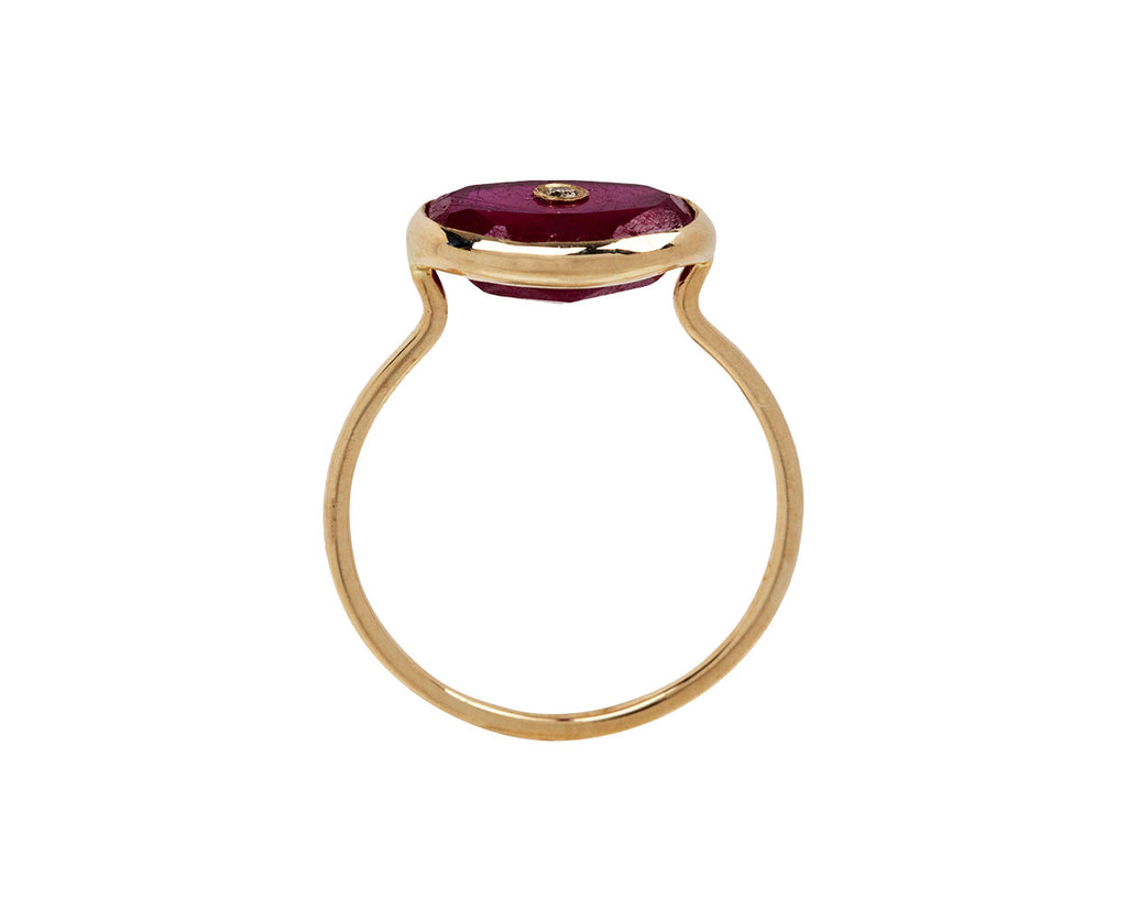 Pascale Monvoisin Ruby Orso Ring - Side View