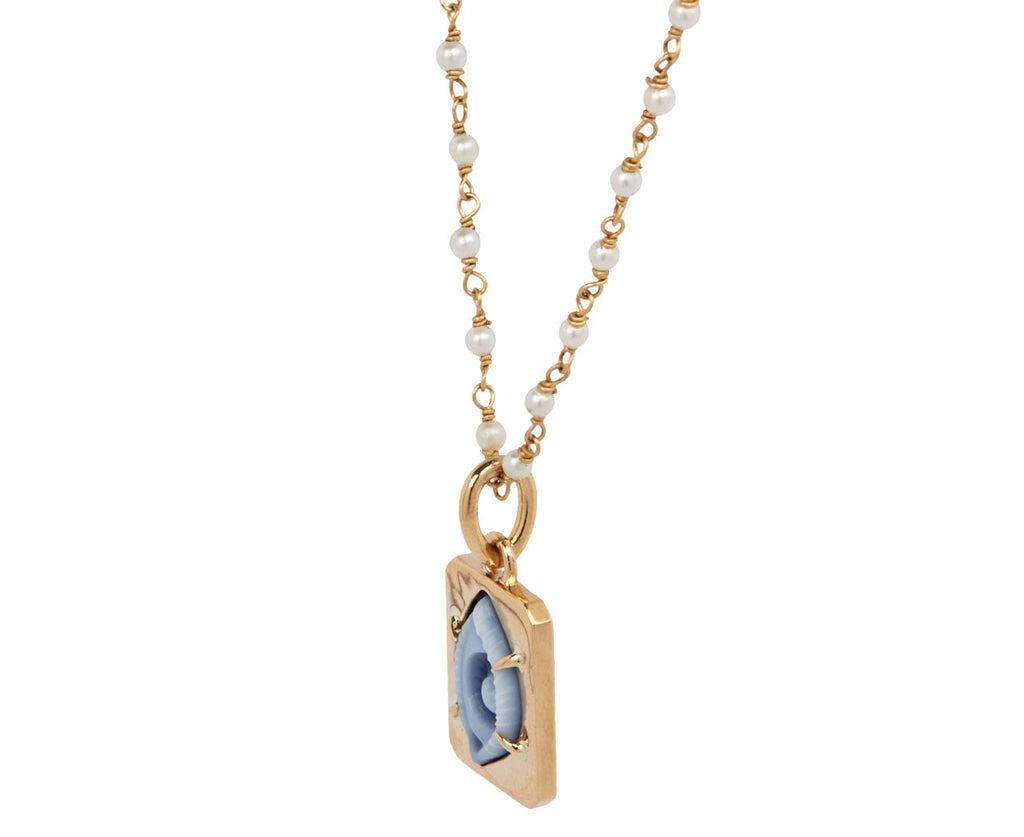 Pearl and Cameo The Eye of the Beholder Necklace