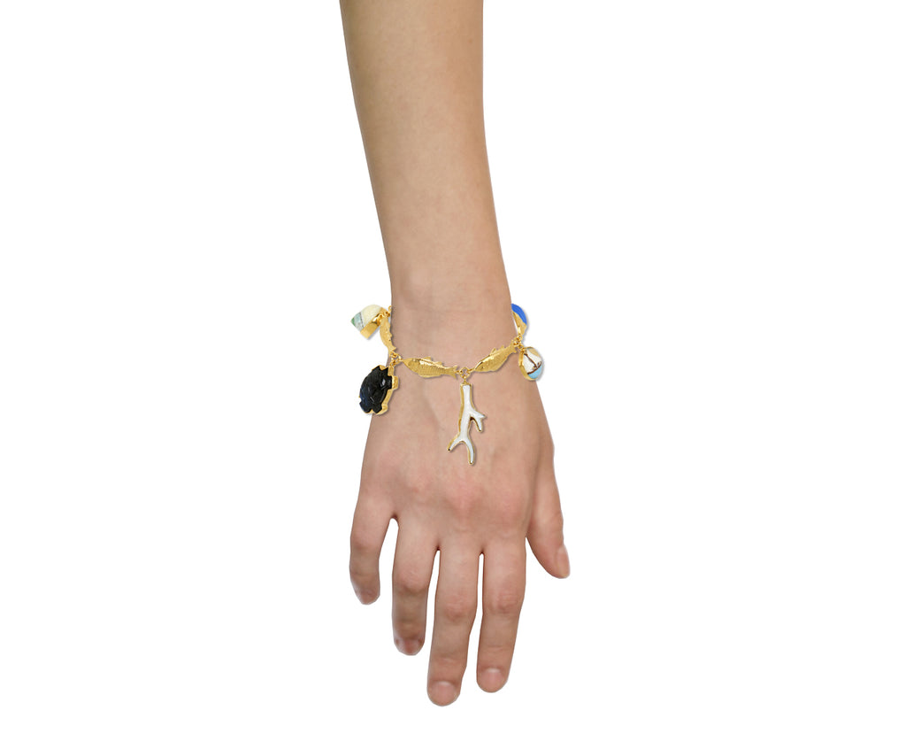 Grainne Morton Fish Charm Bracelet - Profile