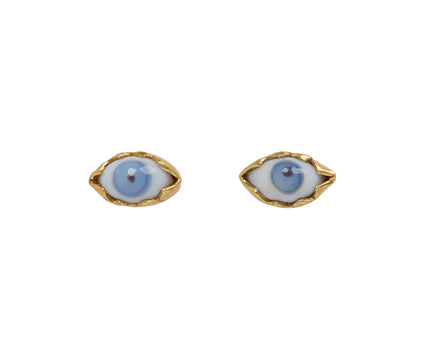 Grainne Morton Blue Evil Eye Post Earrings