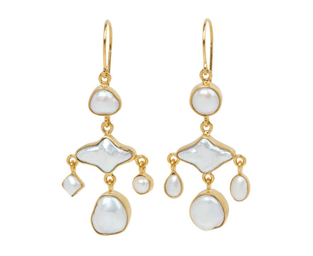 Grainne Morton Pearl Balance Drop Earrings