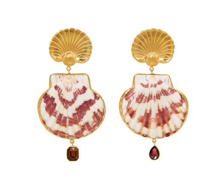 Grainne Morton Scallop Drop Earrings