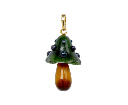 Jade Agaric Charm Pendant ONLY