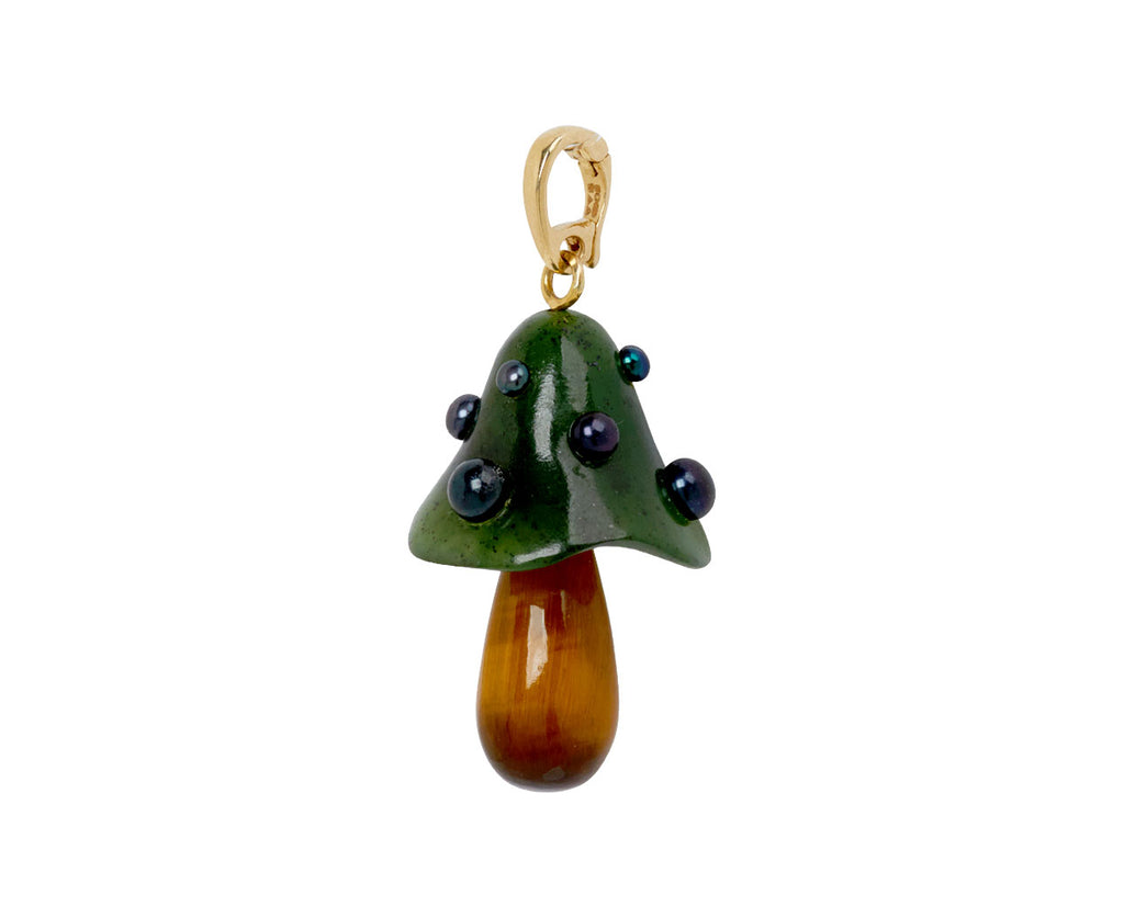 Jade Agaric Charm Pendant ONLY