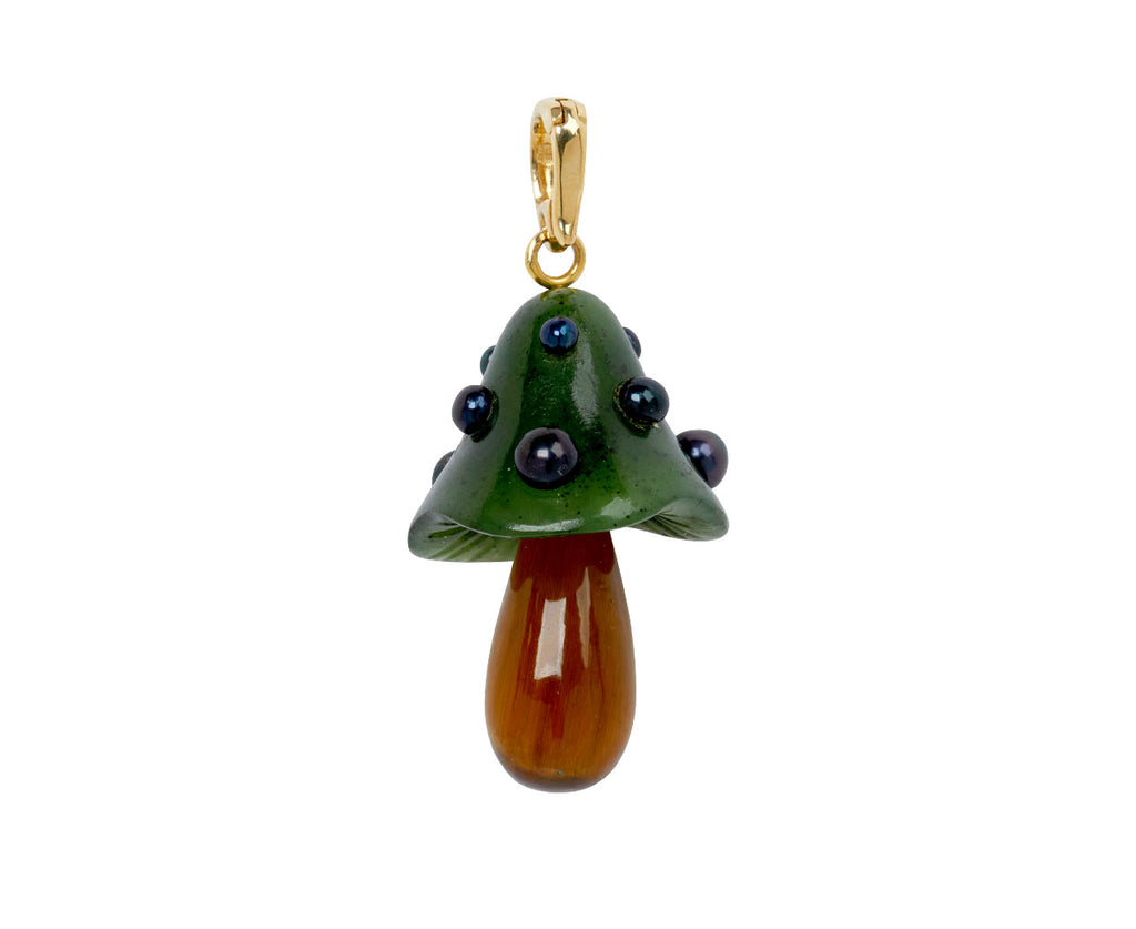 Jade Agaric Charm Pendant ONLY