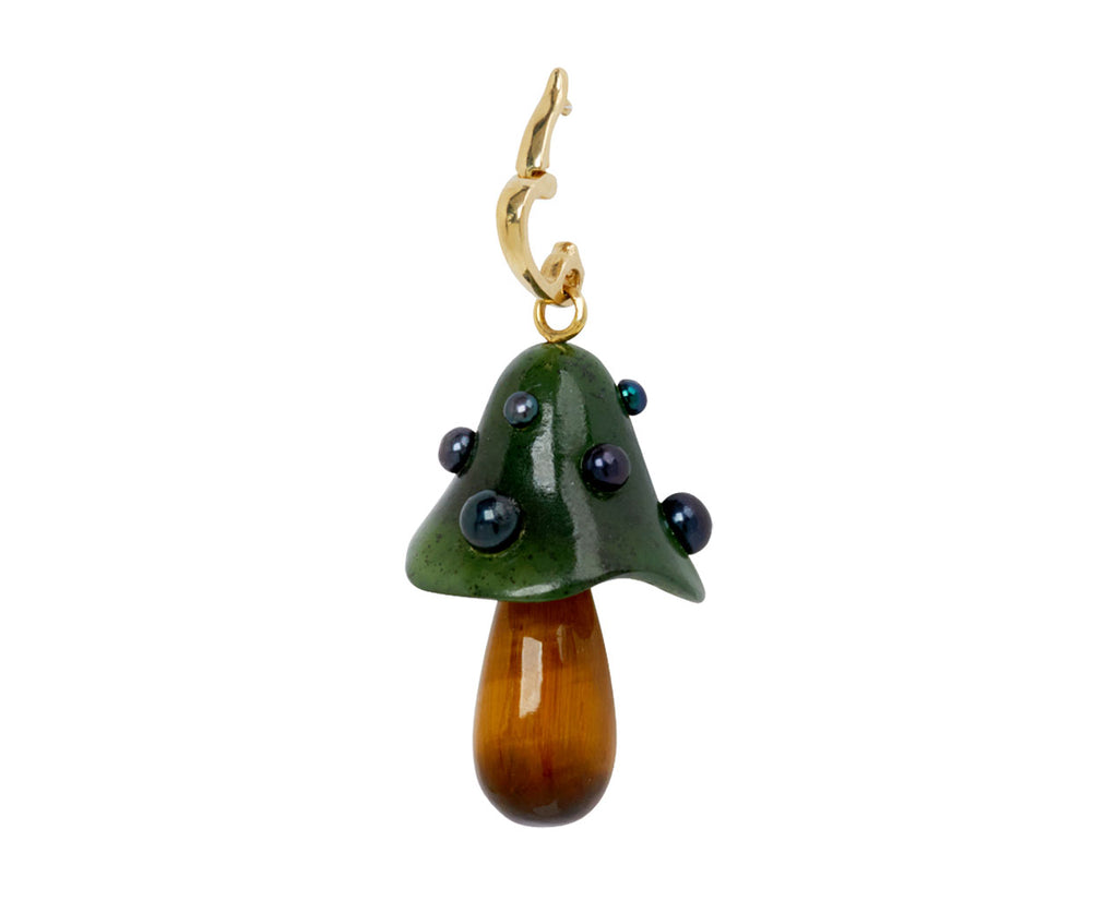 Jade Agaric Charm Pendant ONLY