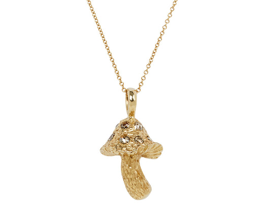 Diamond Shroom Necklace