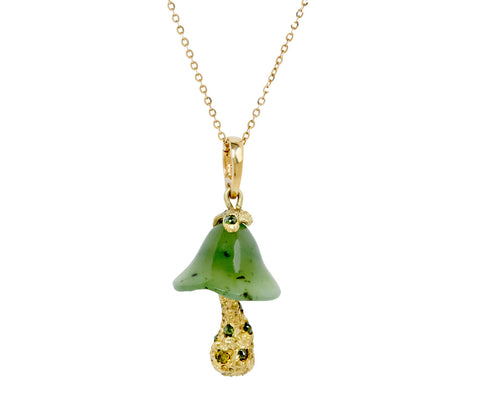 Martina Kocianova Jade Shroom Necklace