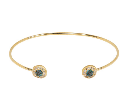 Small Double Healing Eye Cuff Bracelet