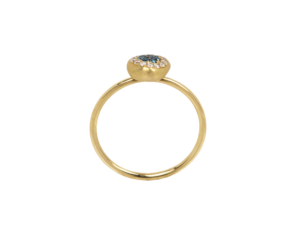 Small Diamond Healing Eye Ring