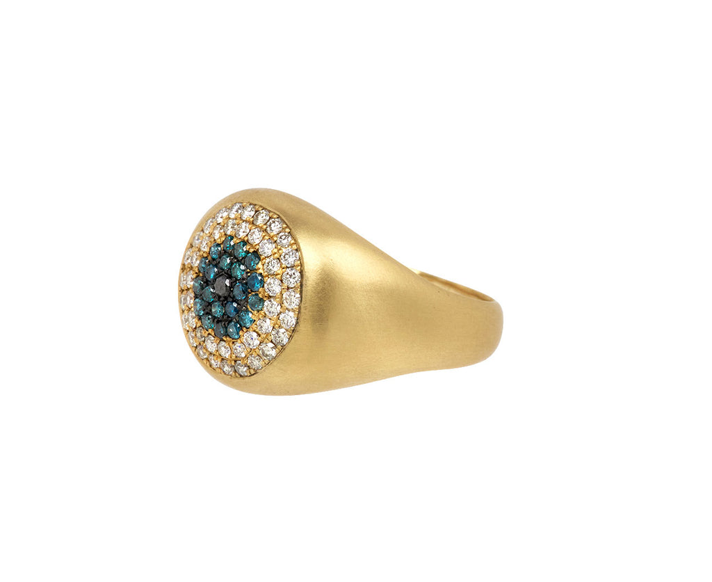 Large Healing Eye Signet Ring