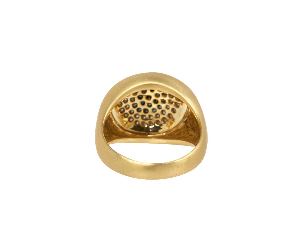 Large Healing Eye Signet Ring