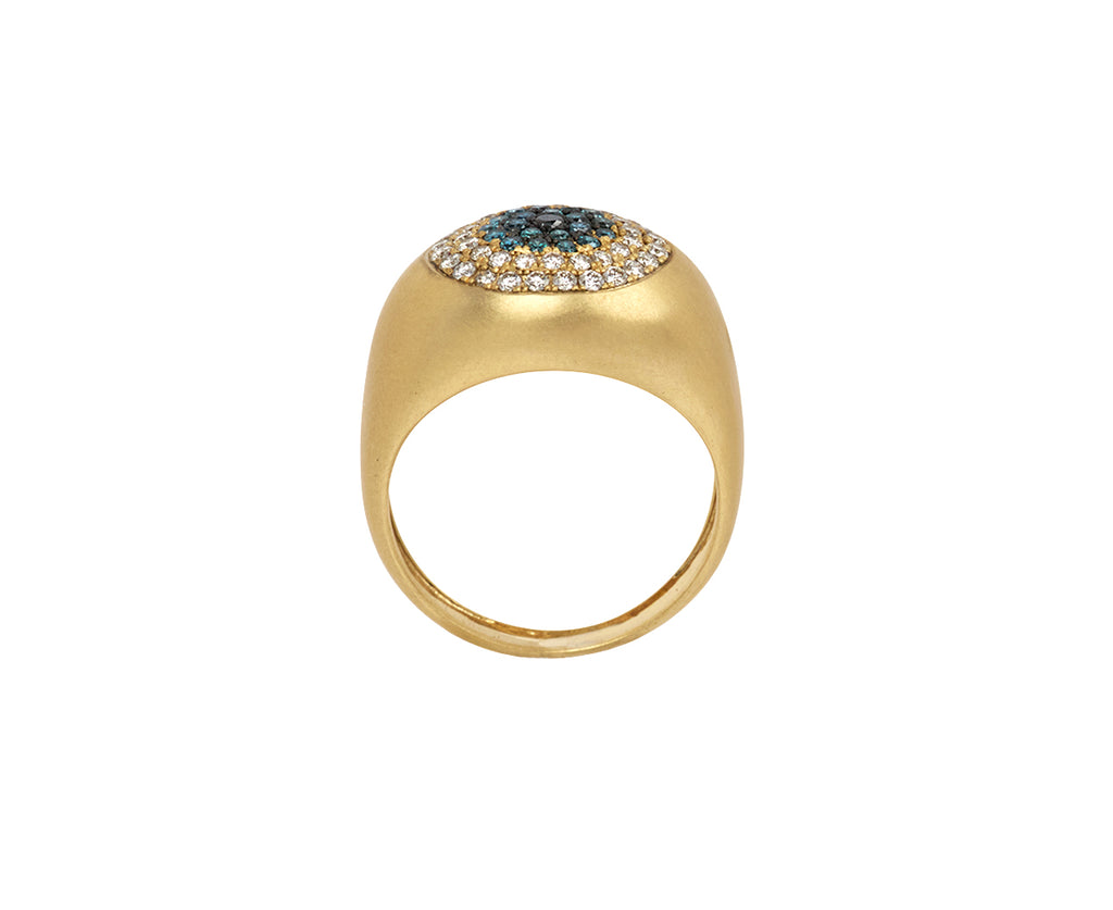 Large Healing Eye Signet Ring