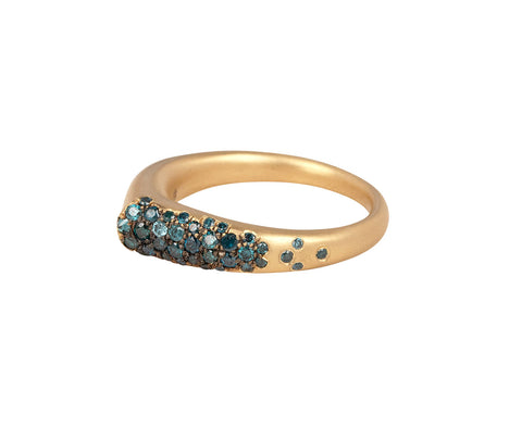 Blue Diamond The Arch Prosperity Stripe Ring