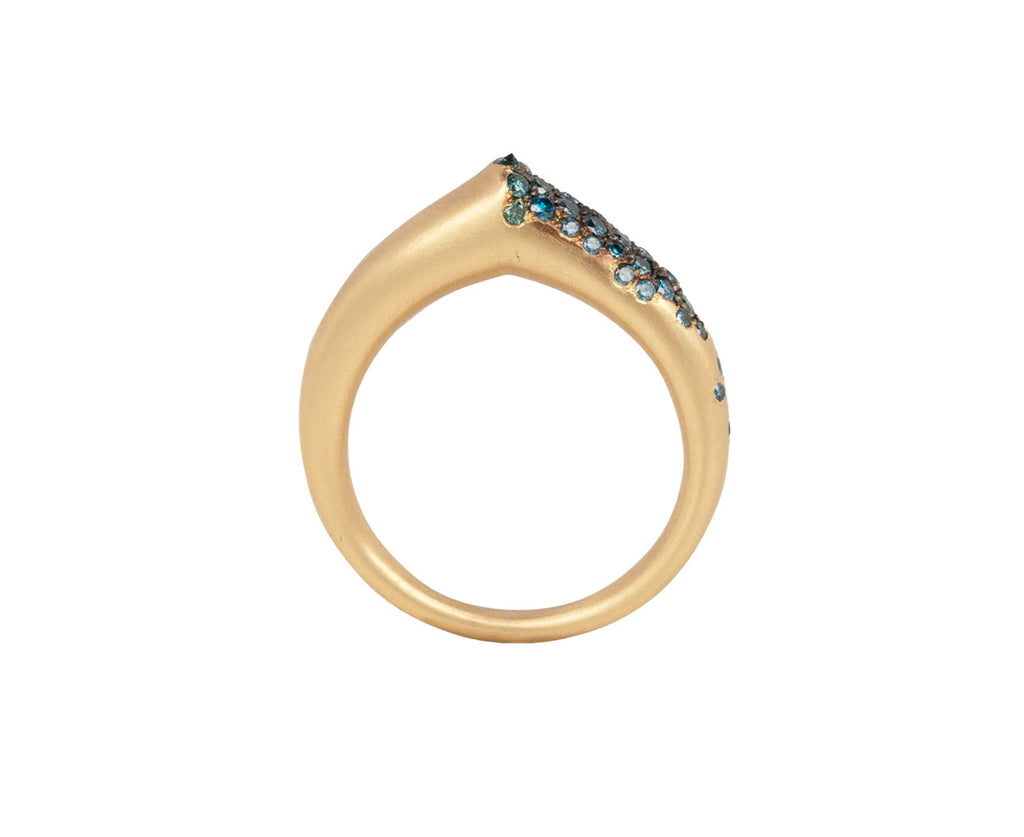 Blue Diamond The Arch Prosperity Stripe Ring
