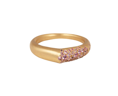 Pink Sapphire The Arch Self Love Stripe Ring