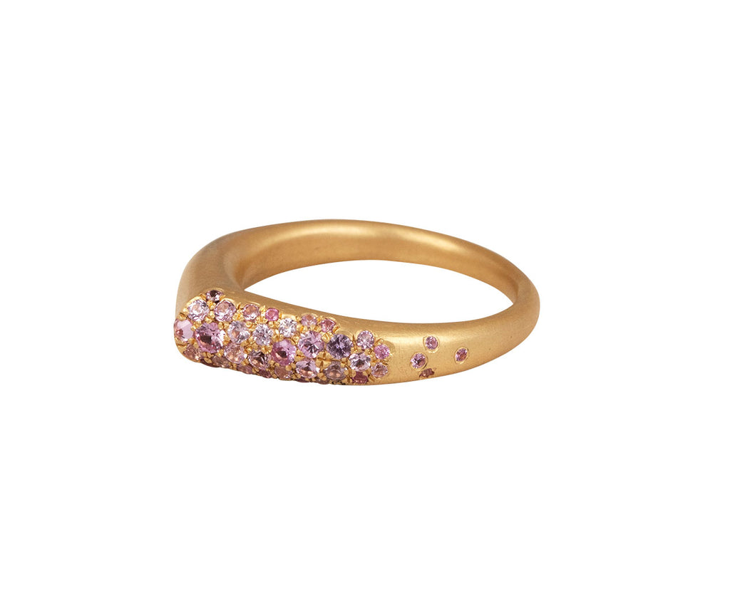 Pink Sapphire The Arch Self Love Stripe Ring